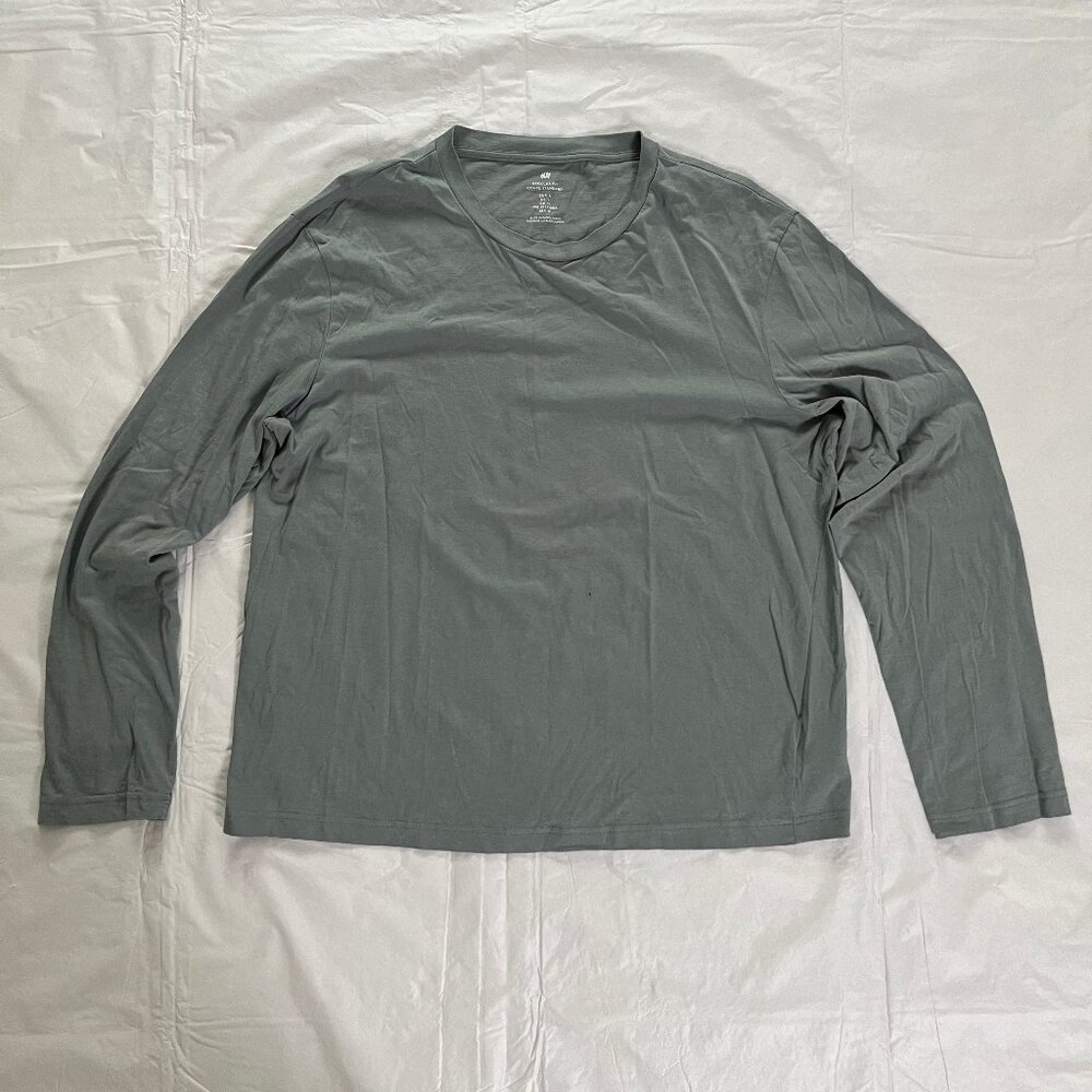H&M Long Sleeve Shirt Grey- L